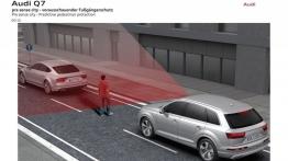 Audi Q7 II (2015) - schemat działania systemu wspomagania jazdy