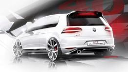 Volkswagen Golf GTI Clubsport Concept (2015) - szkic auta