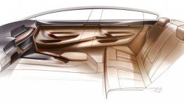 BMW 428i Gran Coupe (2014) - szkic wnętrza
