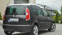 Skoda Roomster - świeżo po odbiorze - widok z tyłu