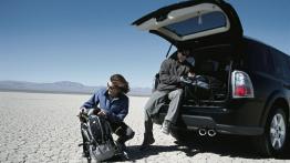 Saab 9-7x - tył - bagażnik otwarty