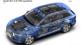 Audi Q7 II (2015) - schemat konstrukcyjny auta