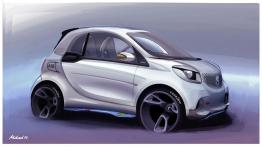 Smart fortwo III (2015) - szkic auta