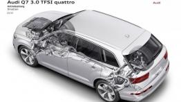 Audi Q7 II (2015) - schemat konstrukcyjny auta
