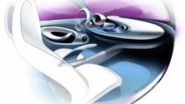 Smart fortwo III (2015) - szkic wnętrza