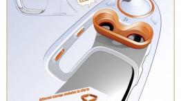 Smart fortwo III (2015) - szkic wnętrza