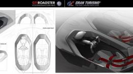 Volkswagen GTI Roadster Concept (2014) - szkic wnętrza