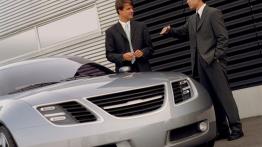 Saab 9x Concept - przód - reflektory wyłączone