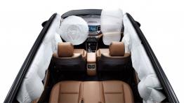 Hyundai Tucson III (2016) - wersja amerykańska - schemat działania poduszek powietrznych