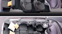 Mitsubishi Grandis - widok ogólny wnętrza