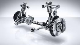 Mercedes klasy C 450 AMG 4MATIC sedan (2016) - schemat konstrukcyjny przedniego zawieszenia