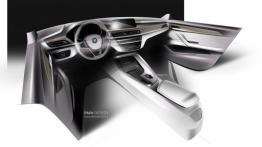 BMW X1 II xDrive25i (2016) - szkic wnętrza