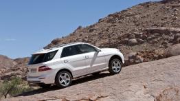 Mercedes klasa M 2012 - tył - reflektory wyłączone