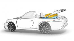 Porsche 911 (991) Carrera Cabrio - szkic auta