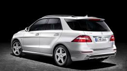 Mercedes klasa M 2012 - tył - reflektory włączone