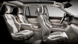 Volvo XC90 (2017) - widok ogólny wnętrza z przodu