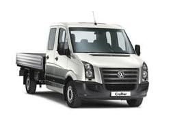 Volkswagen Crafter I Skrzyniowy podwójna kabina średni rozstaw osi 2.5 TDI 164KM 121kW od 2006