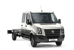 Volkswagen Crafter I Podwozie podwójna kabina długi rozstaw osi 2.5 TDI 164KM 121kW od 2006
