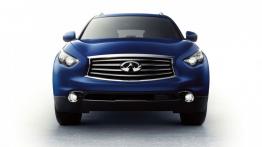 Infiniti QX70 (2014) - przód - reflektory włączone