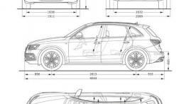 Audi SQ5 TDI - szkic auta - wymiary