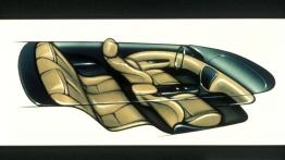 Honda Prelude V - szkic wnętrza