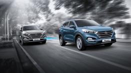 Hyundai Tucson III (2016) - wersja amerykańska - schemat działania systemu bezpieczeństwa