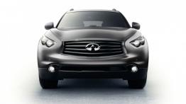 Infiniti QX70 (2014) - przód - reflektory włączone