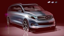 Mercedes klasy V (2014) - szkic auta