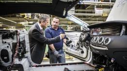 Mercedes klasy S Coupe (2014) - taśma produkcyjna