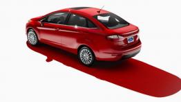 Ford Fiesta VII Facelifting sedan - tył - reflektory wyłączone