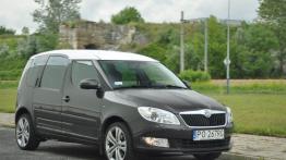 Skoda Roomster - świeżo po odbiorze - widok z przodu