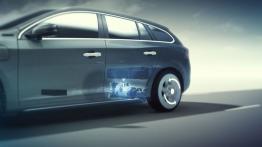 Volvo V60 Plug-In Hybrid - wersja przedprodukcyjna - schemat konstrukcyjny auta