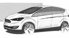 Ford C-Max II Grand Facelifting (2015) - szkic auta