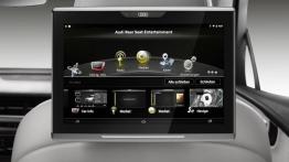 Audi Q7 II (2015) - ekran systemu multimedialnego z tyłu