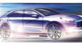 Porsche Macan (2014) - szkic auta