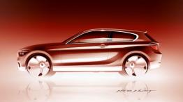 BMW serii 1 F20 - wersja 3-drzwiowa - szkic auta