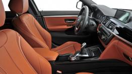 BMW 435i Gran Coupe (2014) - widok ogólny wnętrza z przodu
