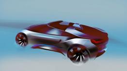 BMW i8 Spyder Concept - szkic auta