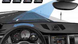 Porsche Macan (2014) - schemat działania systemu kontroli pasa