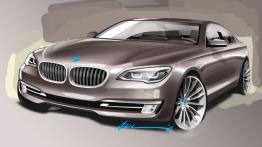 BMW serii 7 F02 Facelifting - szkic auta