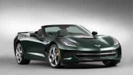 Chevrolet Corvette C7 Stingray Cabrio (2014) - przód - reflektory włączone