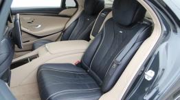 Mercedes S (W222) 350 BlueTEC L - galeria redakcyjna - fotele drugiego rzędu