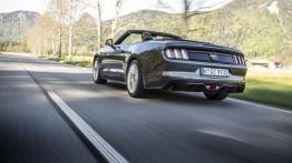 Ford Mustang VI Cabrio EcoBoost (2015) - wersja europejska - widok z tyłu