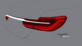 BMW serii 7 G11/G12 (2016) - szkic elementu nadwozia