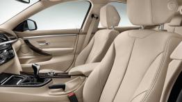 BMW 420d Gran Coupe (2014) - widok ogólny wnętrza z przodu