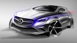 Mercedes klasa A Concept - szkic auta