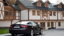 Audi A5 Sportback Facelifting w Szczawnicy - widok z tyłu