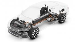 Volkswagen Sport Coupe Concept GTE (2015) - schemat konstrukcyjny auta