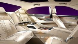 BMW serii 7 G11/G12 (2016) - szkic wnętrza