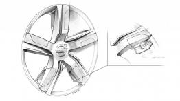 Volvo Concept XC Coupe (2014) - szkic koła